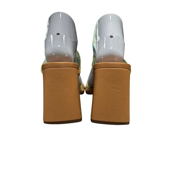 Transparent Strap Block Heeled Sandals Size 8 By A New Day - Picture 3 of 8